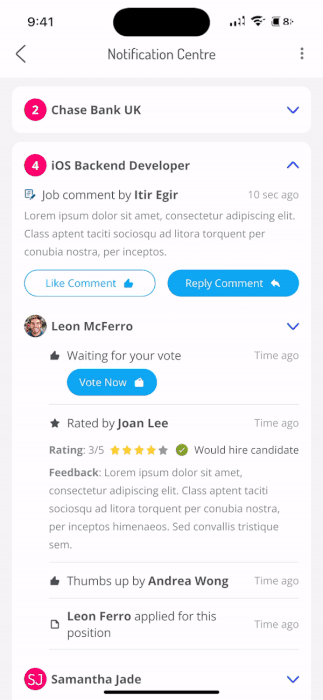 Just Hire Mobile App gallery 1